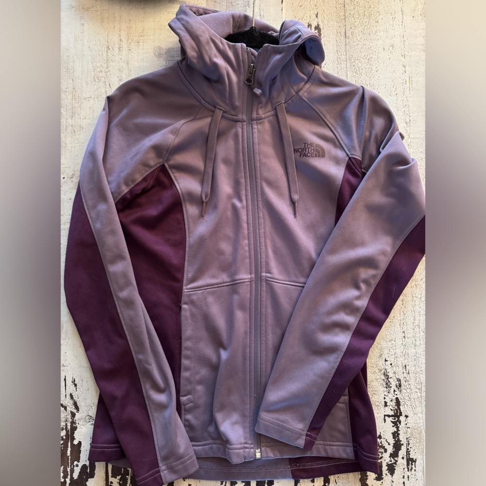Light-weight Purple North Face zip-up